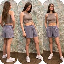 Шорты Bat 701 grey - делук