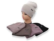 Шапка Angelica KM021-5 подвійна mix - делук