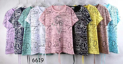 Футболка Jjf 6619 mix - делук