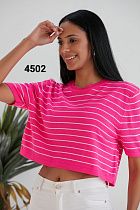 Топ No Brand 4502 pink - делук