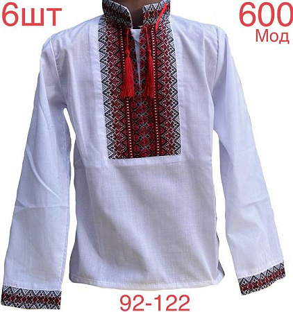 Вышиванка Надийка ND755-600 white - делук