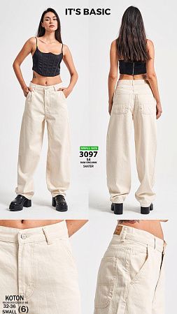 Джинсы Jeans Style 3097 beige - делук