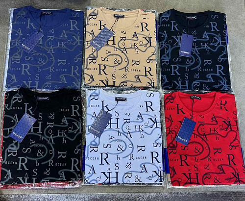 Футболка Vip Stendo 5579 black-grey - делук