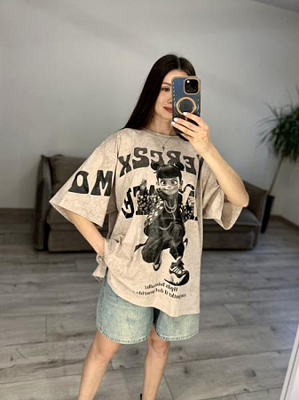 Футболка S.Style 55 beige - делук