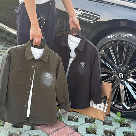 Рубашка Delfinka 6812 khaki - делук