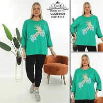 Костюм Julia 8090 green - делук