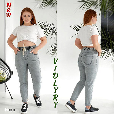 Джинсы Vidlyry 8013-3 l.grey - делук