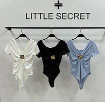 Боди Little Secret 627 black - делук