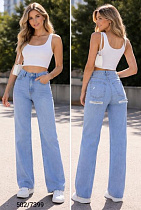 Джинсы Jeans Style 502-7399 l.blue - делук