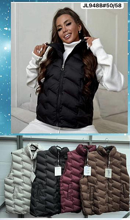 Жилетка Dorimodes JL94813 brown - делук