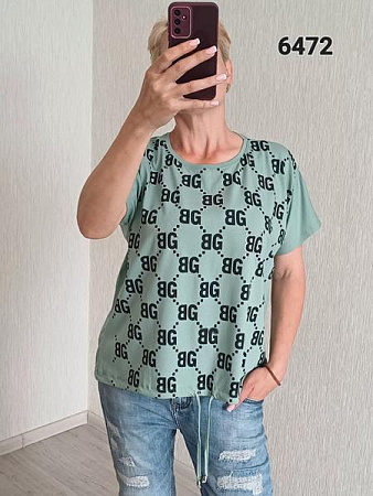 Футболка Fsn 6472 mint - делук