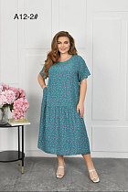 Платье Romeo Life A12-2 l.blue - делук