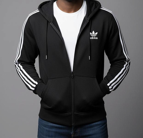 Кофта Спорт Zalov ZW1295 black - делук