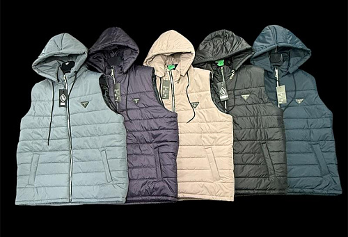 Жилетка Phi Hung P332 l.grey - делук