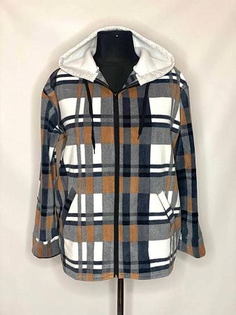 Кофта Kirgiz K147 grey-brown - делук