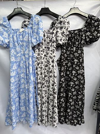 Платье Namik NM66 white-black - делук