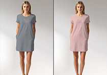 Ночнушка Trikotag T54 grey - делук