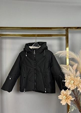 Куртка Delfinka W6660 black - делук