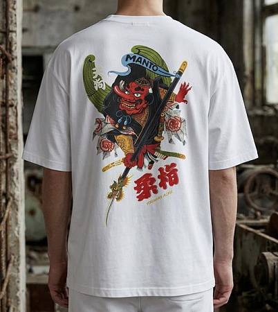 Футболка Madoka 1394 white - делук
