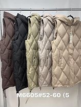 Жилетка Jacket M6605 beige - делук