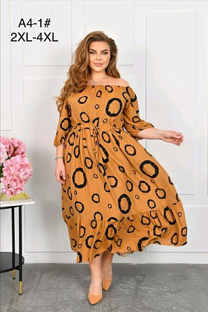 Платье Romeo Life A4-1 orange - делук