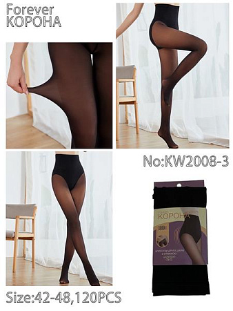 Колготы Redoor KW2008-3 black - делук