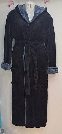 Халат Romeo Life 2210 black - делук