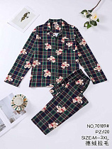 Пижама Brilliant B70189 green - делук