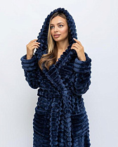 Халат Cotpark C5 navy - делук