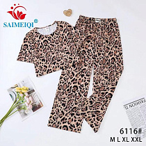 Пижама Estima 6116 beige - делук