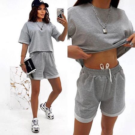 Костюм Sport Style 1186 grey - делук