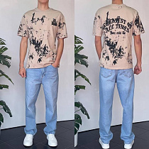 Футболка I8Denim 90572 beige - делук