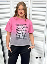 Футболка Mmc Clothes 7323 pink - делук