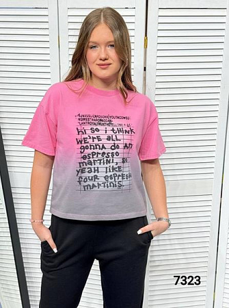 Футболка Mmc Clothes 7323 pink - делук