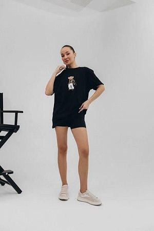 Футболка Newe 500035 black - делук