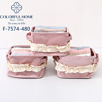 Набір серветок у подарунковій корзинці 7574-F-24 - делук