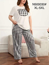 Пижама Brilliant B500030 white - делук