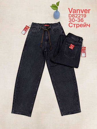 Джинсы Vanver D82219 d.grey - делук