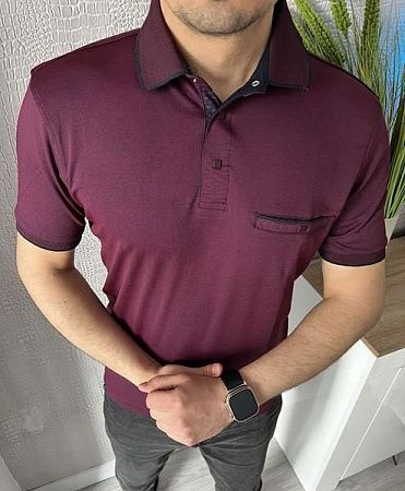 Футболка Nik 56022 wine - делук