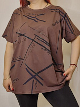 Футболка Kosta KS47 brown - делук