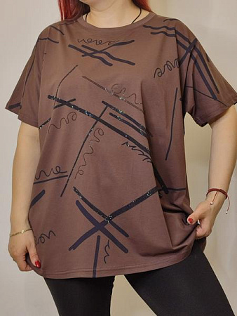 Футболка Kosta KS47 brown - делук