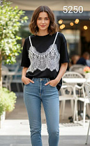 Футболка Met&March 5250 black - делук