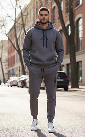 Костюм Спорт Delviago DL582 grey - делук