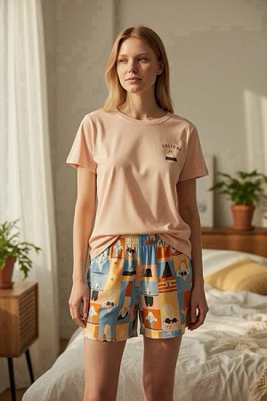 Пижама Trikotag T775 beige - делук
