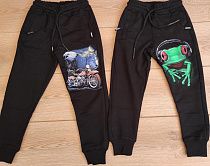 Штаны Спорт Emir Kids 182 black-green - делук