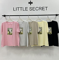 Футболка Little Secret 500511 beige - делук