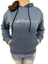 Худи Alia 3132 grey - делук