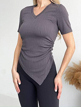 Футболка Arina 5146 d.grey - делук