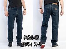 Джинсы Basanjiu 608-8 navy - делук