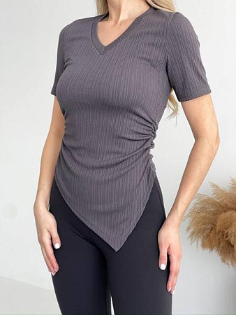 Футболка Arina 5146 d.grey - делук